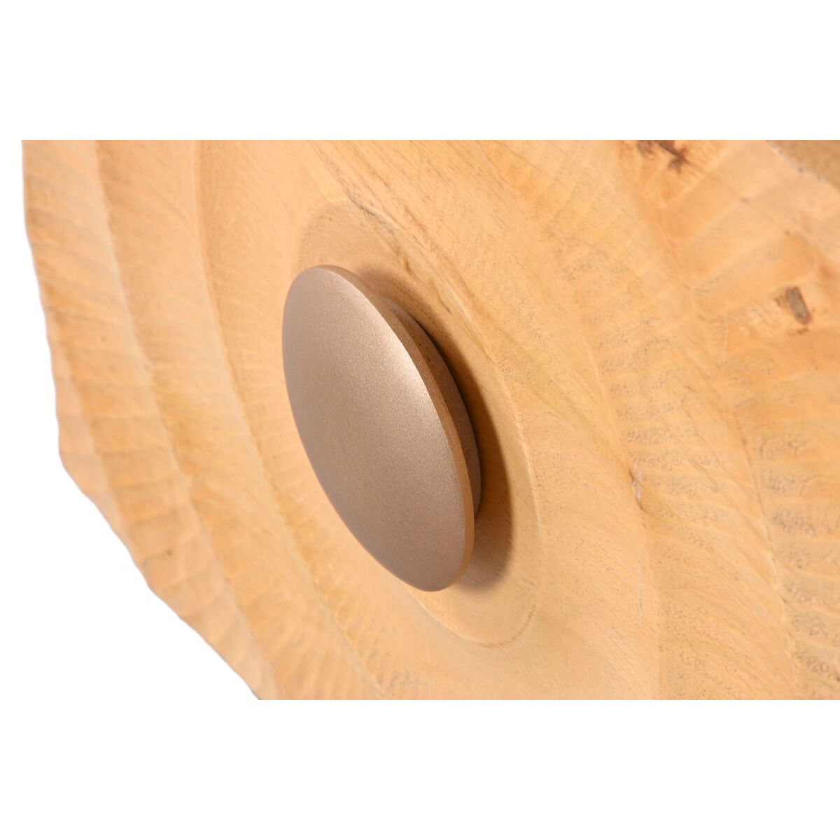 Table de Nuit Home ESPRIT Doré Naturel 50 x 40 x 50 cm