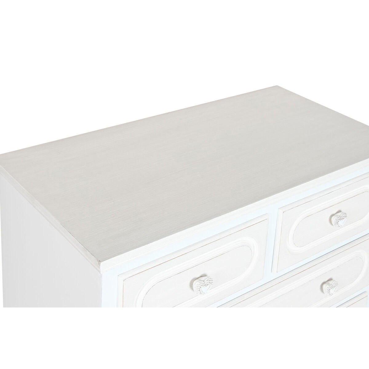 Commode Home ESPRIT Blanc Beige Romantique 80 x 42 x 105 cm