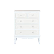 Commode Home ESPRIT Blanc Beige Romantique 80 x 42 x 105 cm