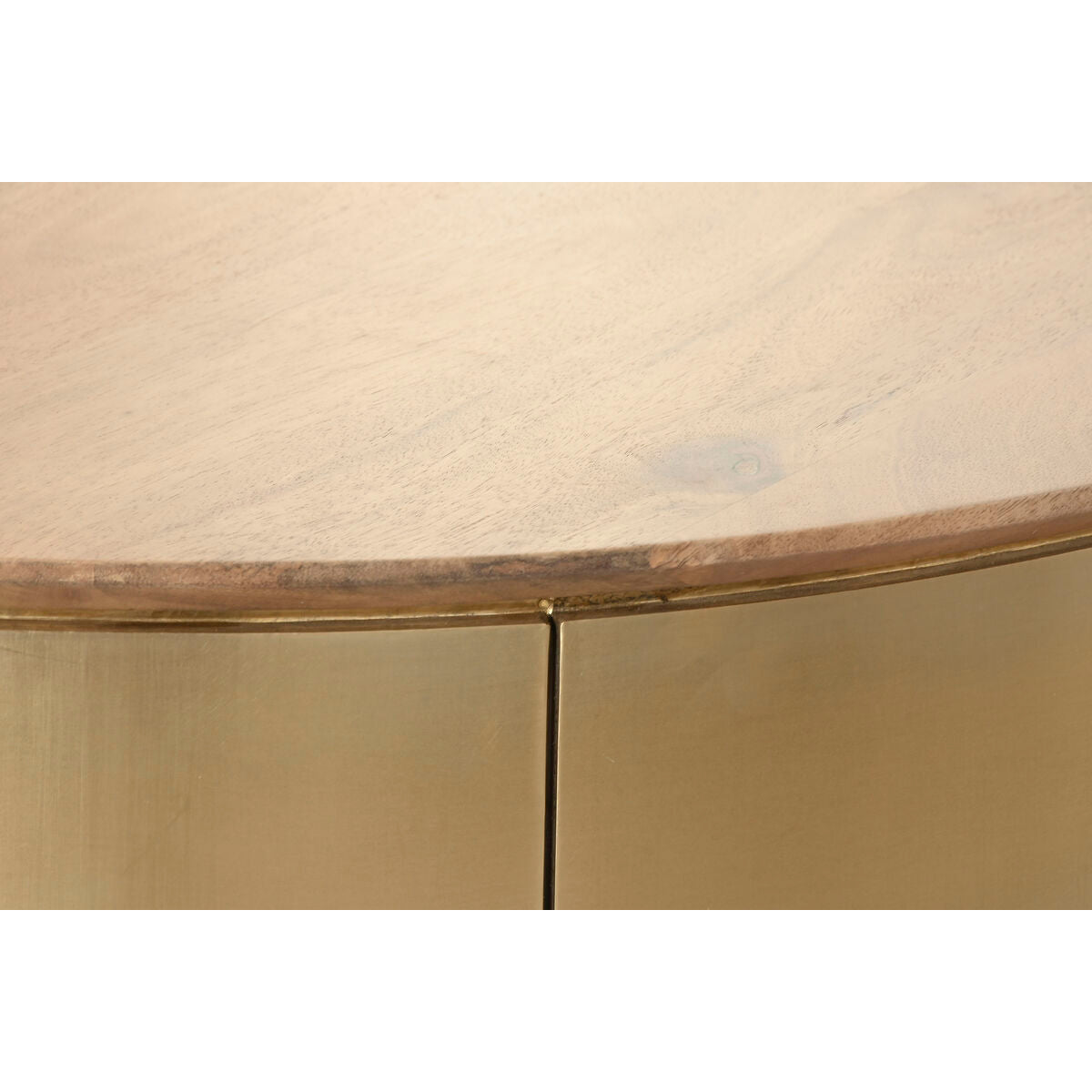 Table Basse Home ESPRIT Doré 90 x 90 x 45 cm