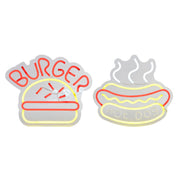 Décoration lumineuse Home ESPRIT Acrylique Urbaine 30 X 1,5 X 28 CM (2 Unités)