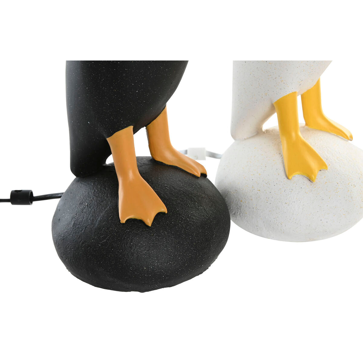 Lampe de bureau Home ESPRIT Jaune Blanc Noir 25 W 220 V (2 Unités)