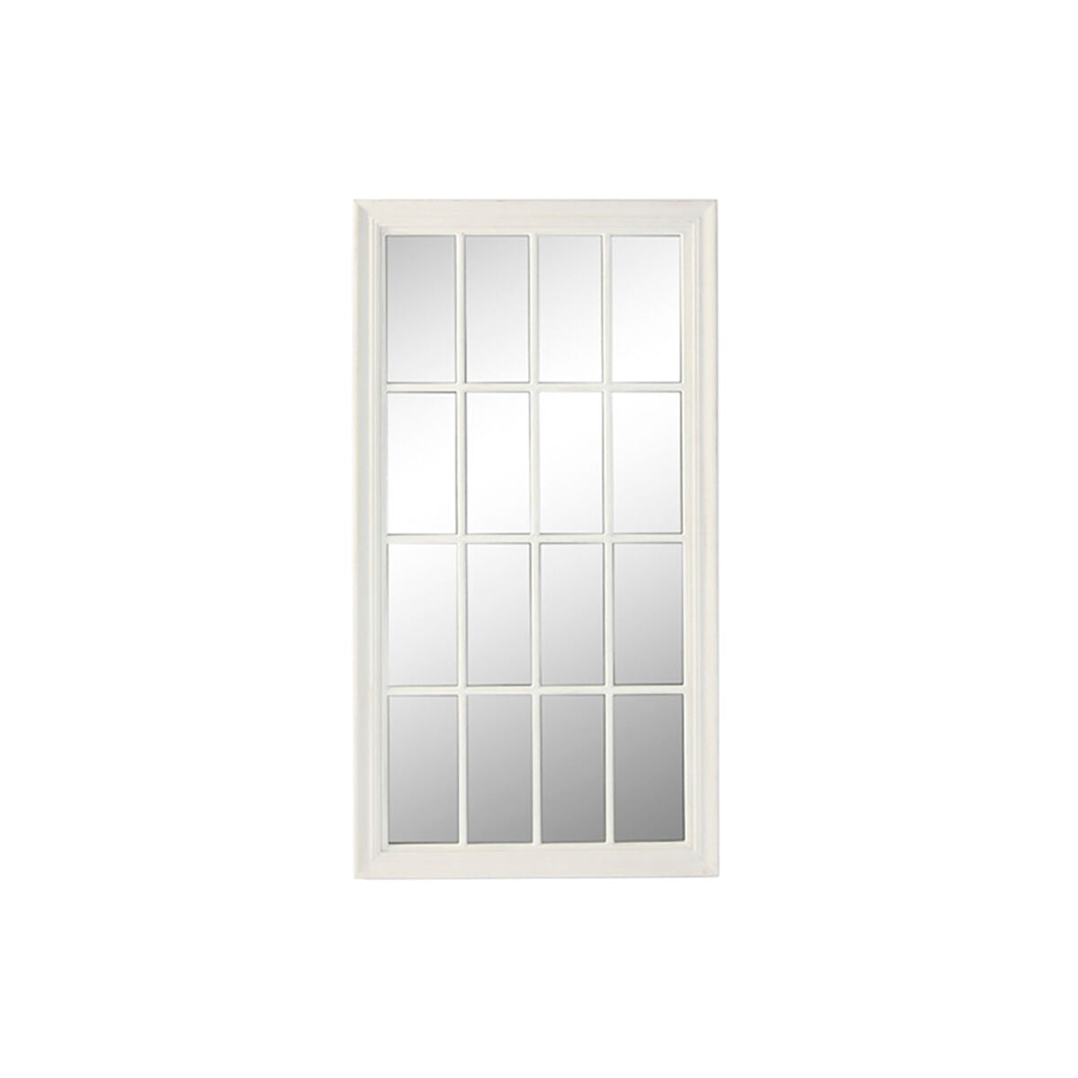 Miroir mural Home ESPRIT Blanc Fenêtre 68 x 4 x 128 cm