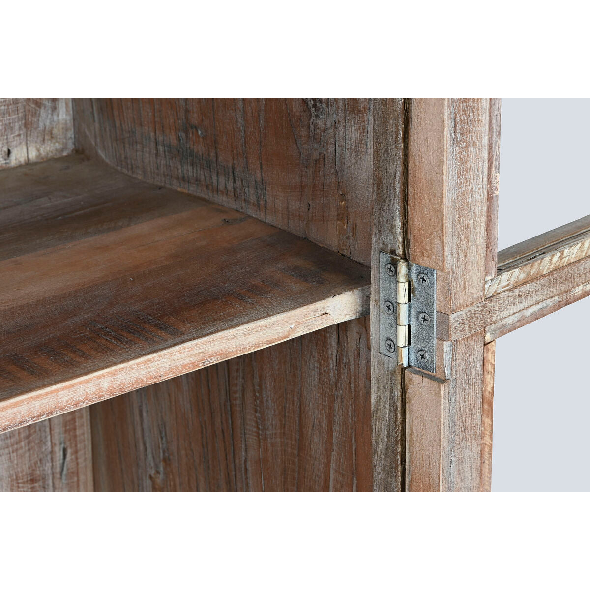 Présentoir Home ESPRIT Blanc Marron Bois Recyclé 100 x 40 x 180 cm