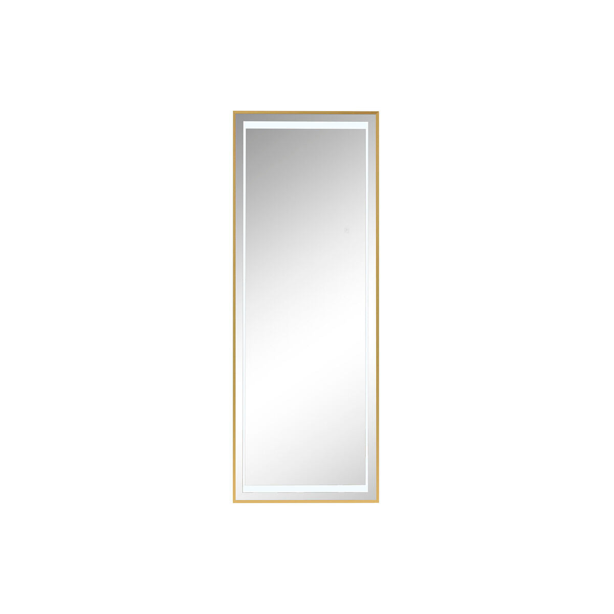 Miroir sur Pied Home ESPRIT Doré Aluminium 50 x 0,5 x 150 cm