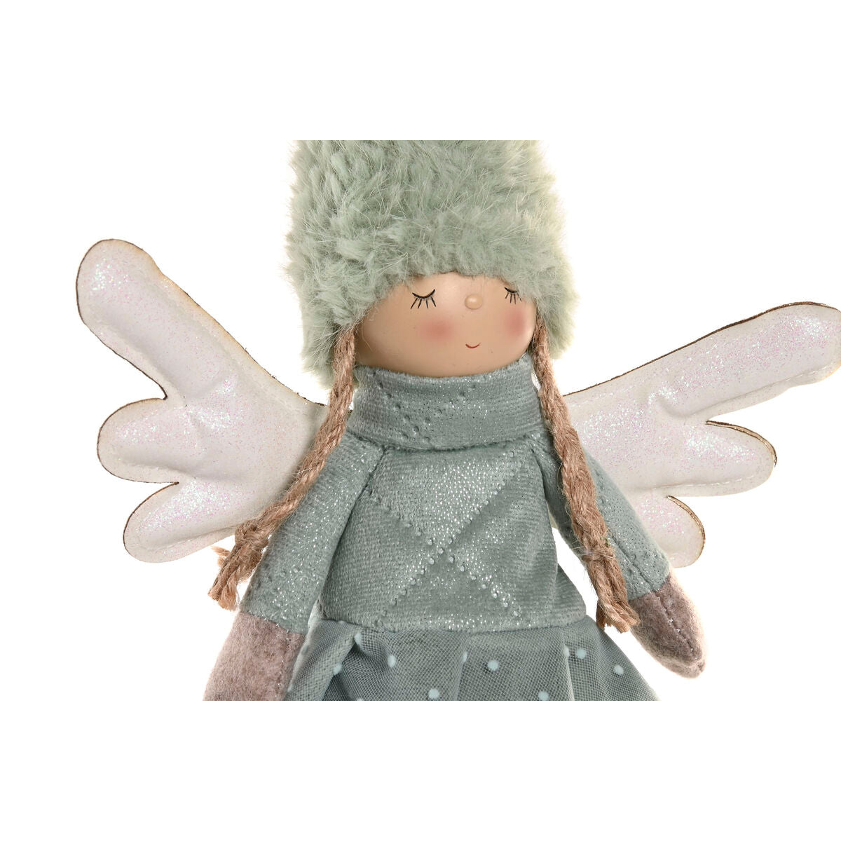 Décorations de Noël Home ESPRIT Vert Fée 19 X 10 X 42 CM