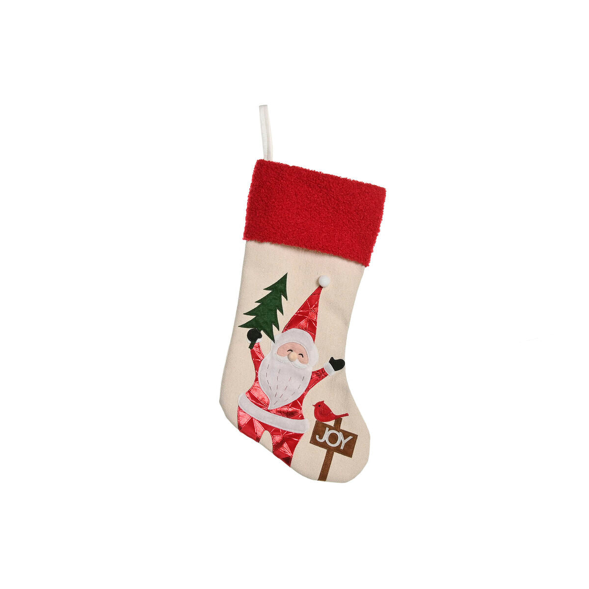 Chaussette de Noël Home ESPRIT Polyester