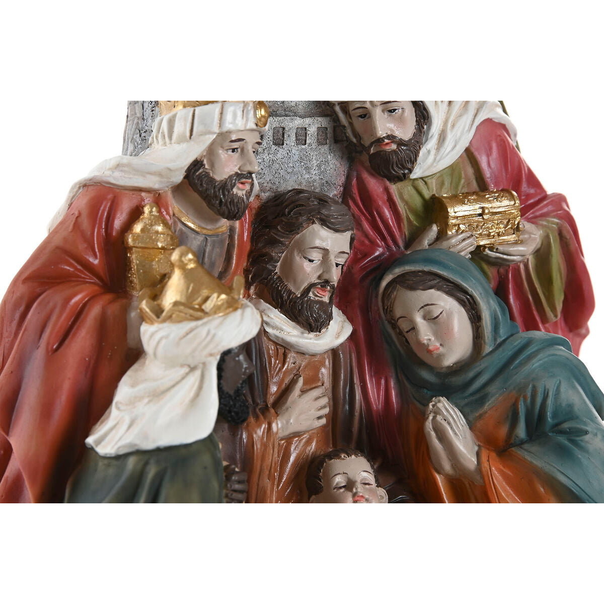 Crèche de Noël Home ESPRIT Multicouleur Résine 17,5 X 9 X 20,5 CM