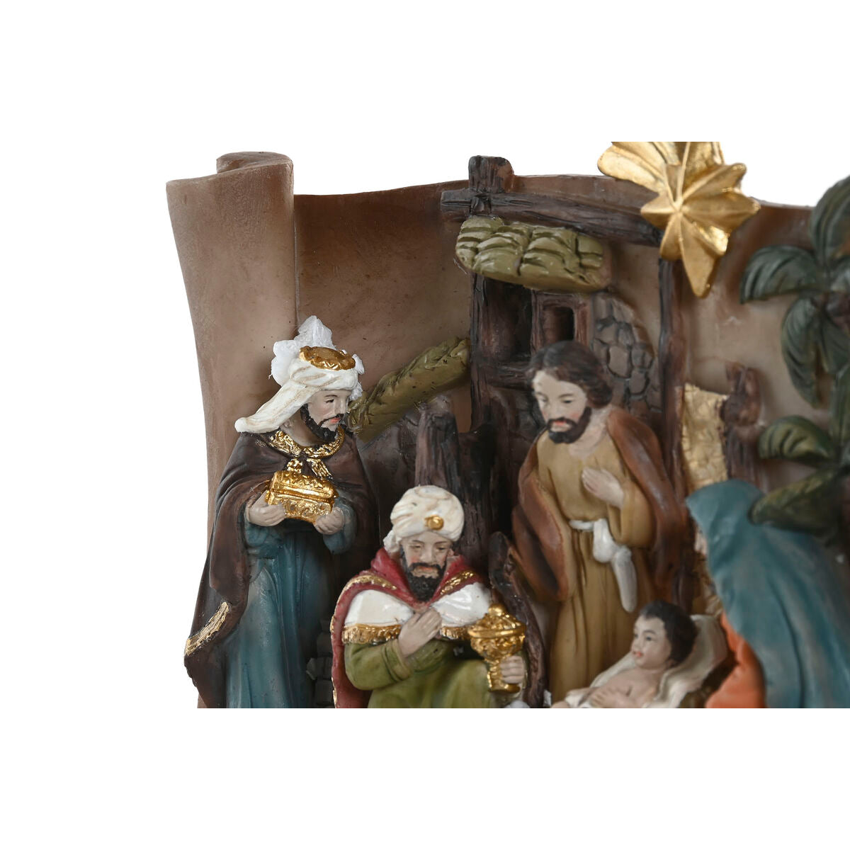 Crèche de Noël Home ESPRIT Multicouleur Résine 21 X 8 X 12,5 CM