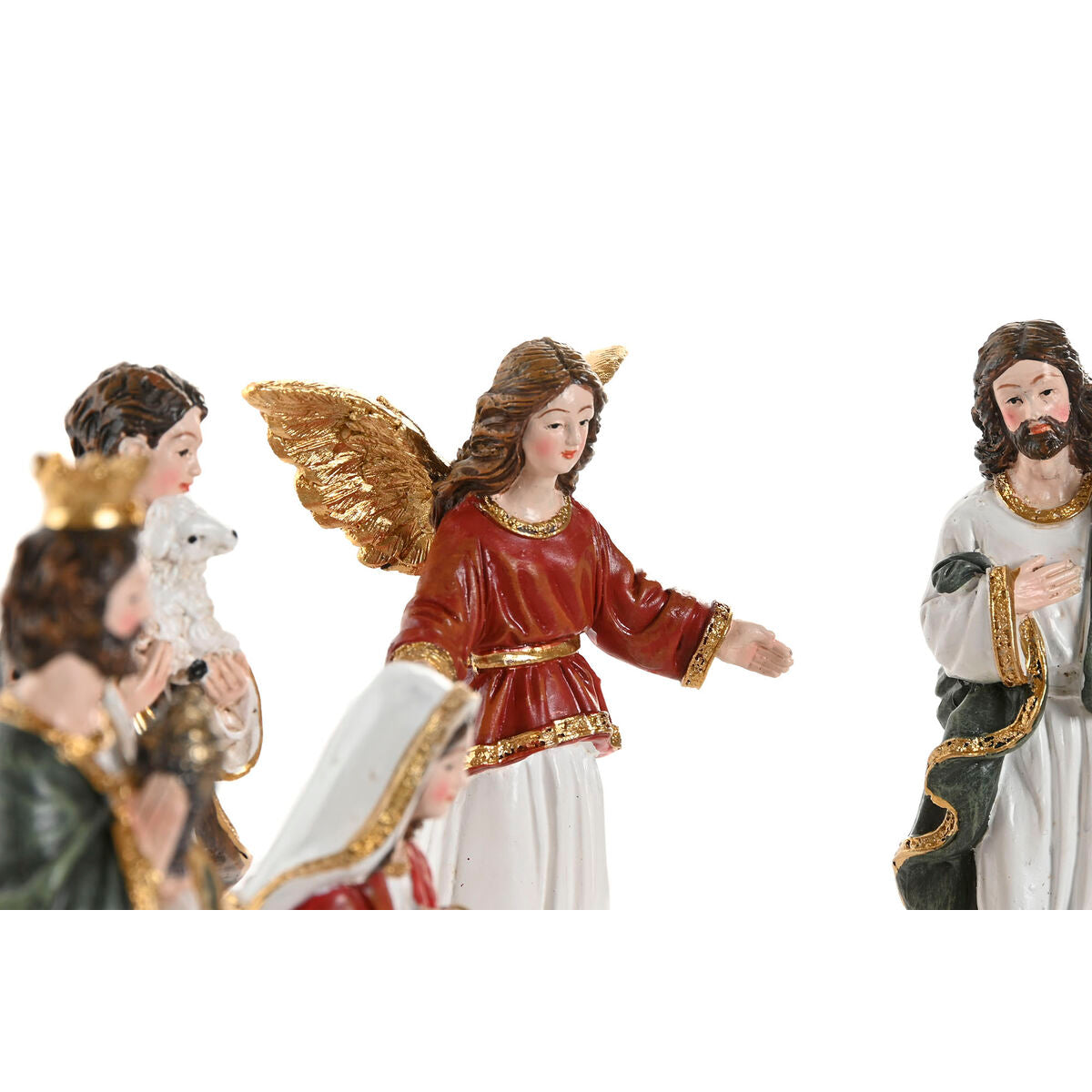 Crèche de Noël Home ESPRIT Multicouleur Résine (8 Pièces)