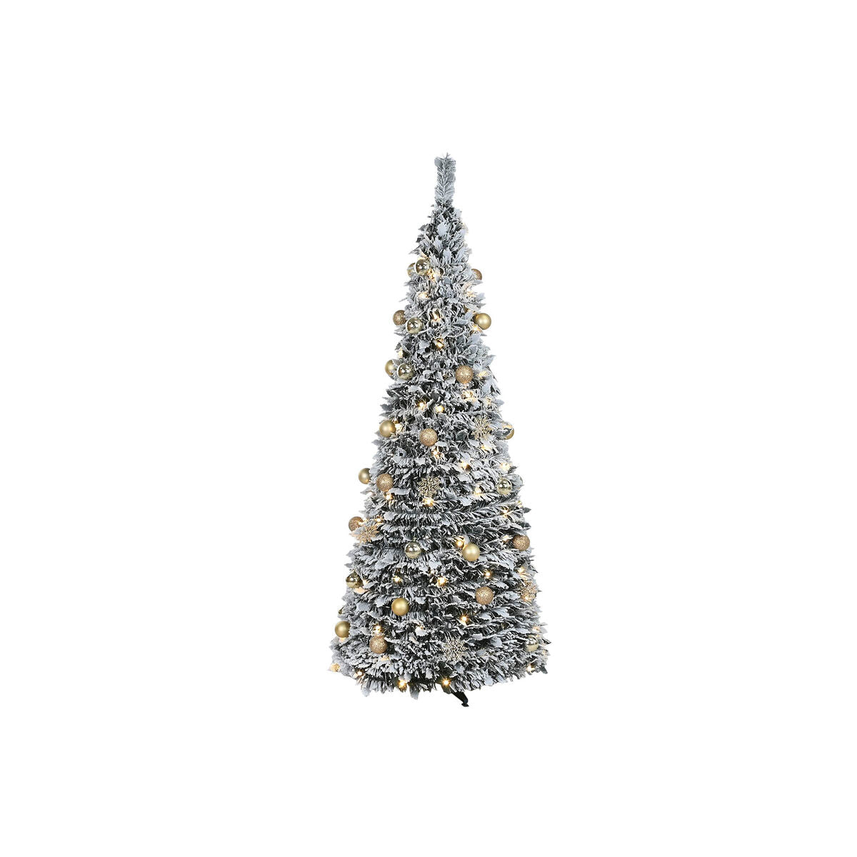 Sapin de Noël Home ESPRIT Doré PVC Enneigé