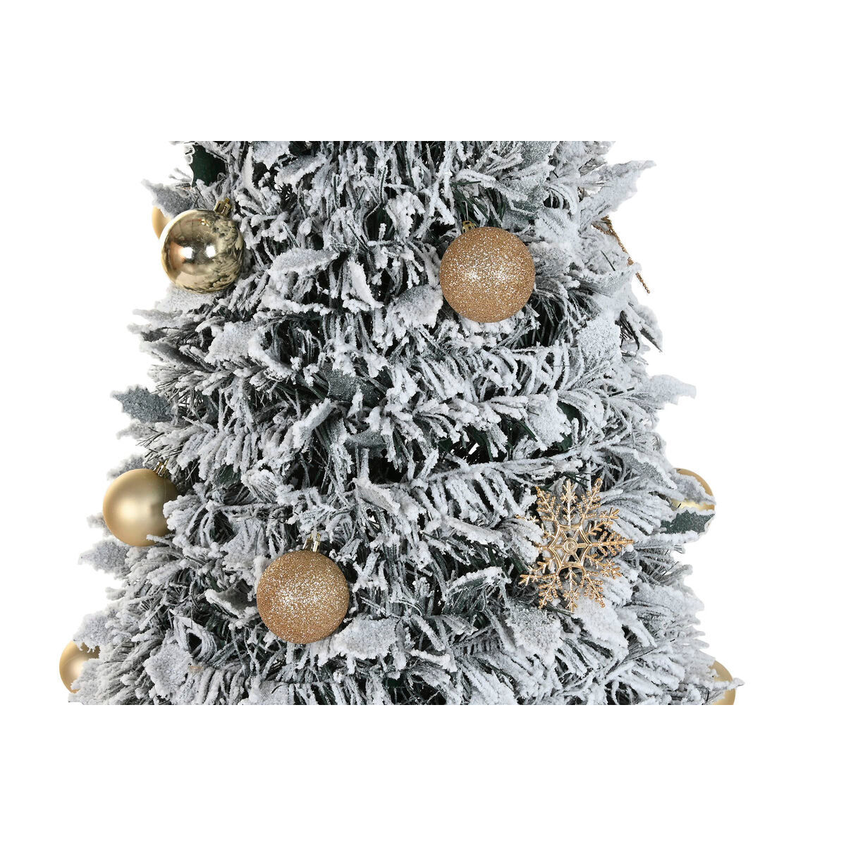 Sapin de Noël Home ESPRIT Doré PVC Enneigé