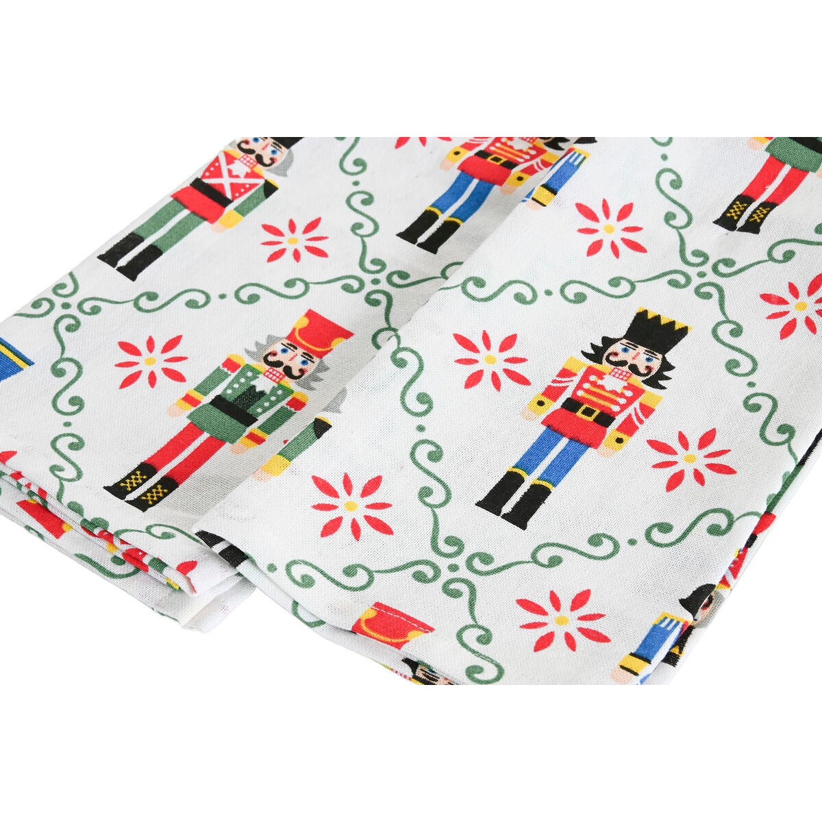 Tissu de cuisine Home ESPRIT Rouge Vert Beige 60 X 0,2 X 40 CM