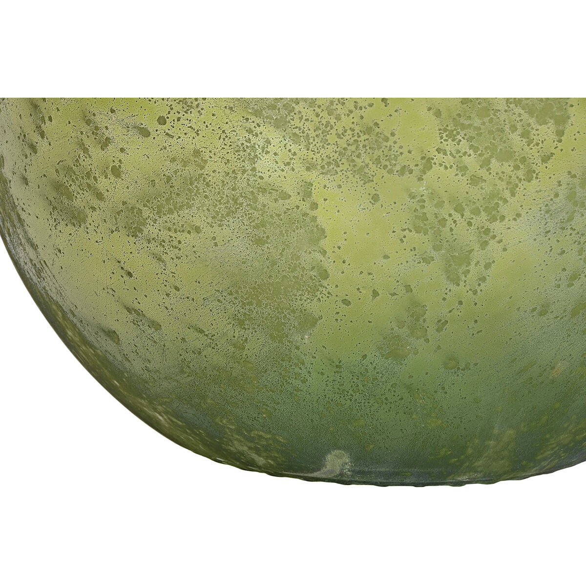 Vase Home ESPRIT Vert Cristal recyclé Finition vieillie 40 x 40 x 56 cm