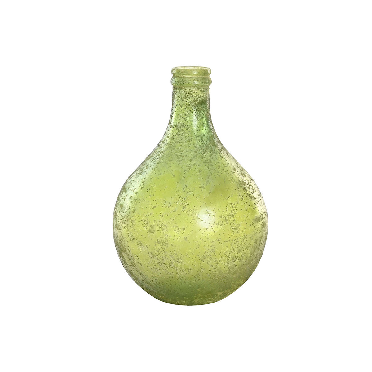 Vase Home ESPRIT Vert Cristal recyclé Finition vieillie 29 x 29 x 43 cm