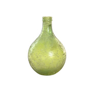 Vase Home ESPRIT Vert Cristal recyclé Finition vieillie 29 x 29 x 43 cm