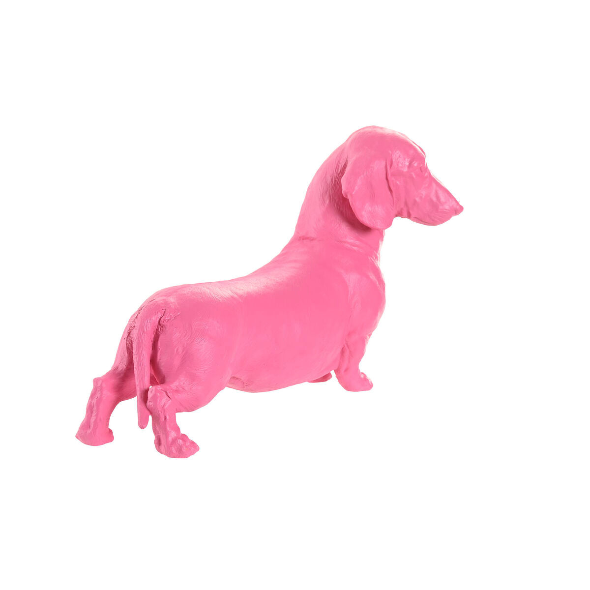 Figurine Décorative Home ESPRIT Bleu Rose Chien 37 X 16,5 X 25 CM (2 Unités)