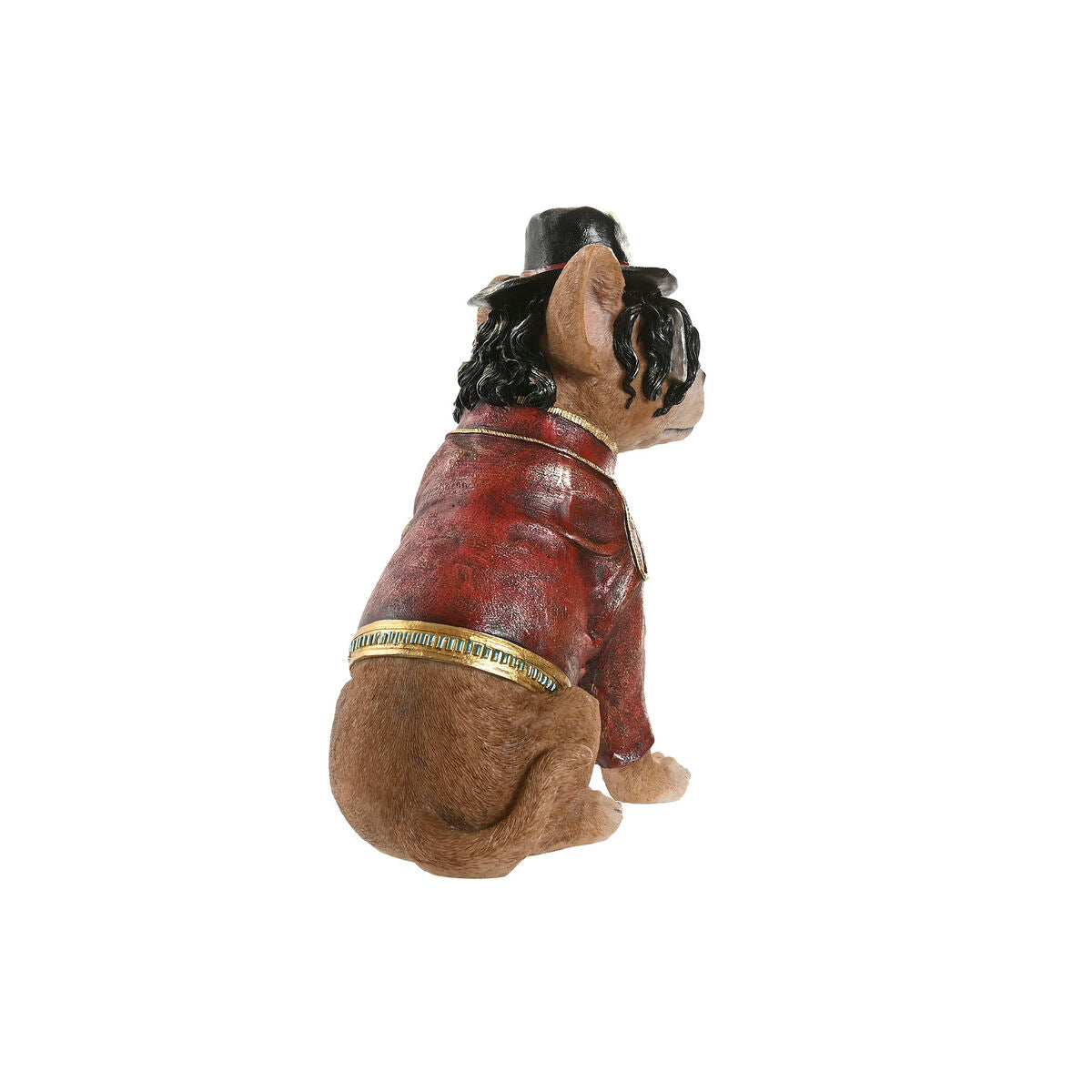 Figurine Décorative Home ESPRIT Marron Doré Bordeaux Chien