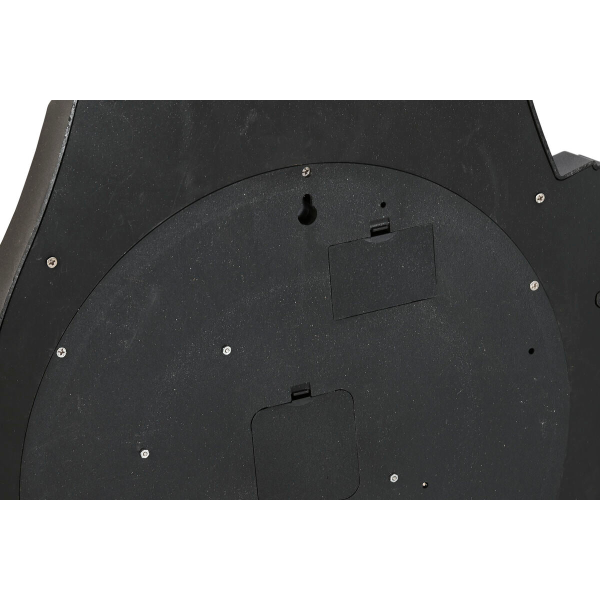 Horloge Murale Home ESPRIT Noir Argenté Fer