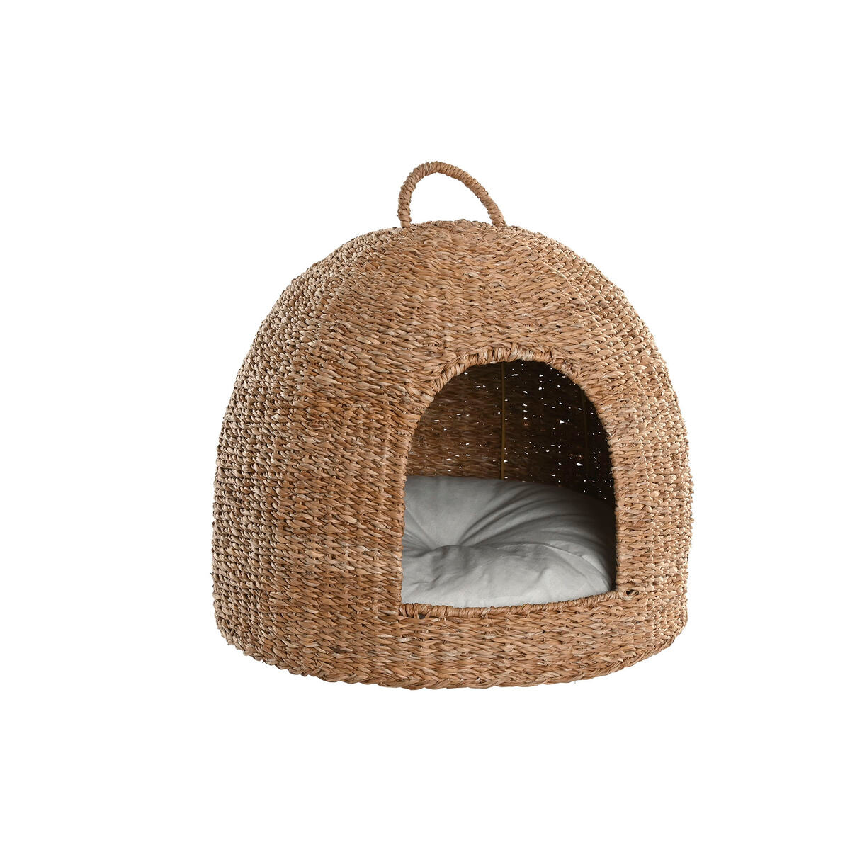 Lit pour animal domestique Home ESPRIT Naturel Fibre naturelle 49 x 49 x 48 cm