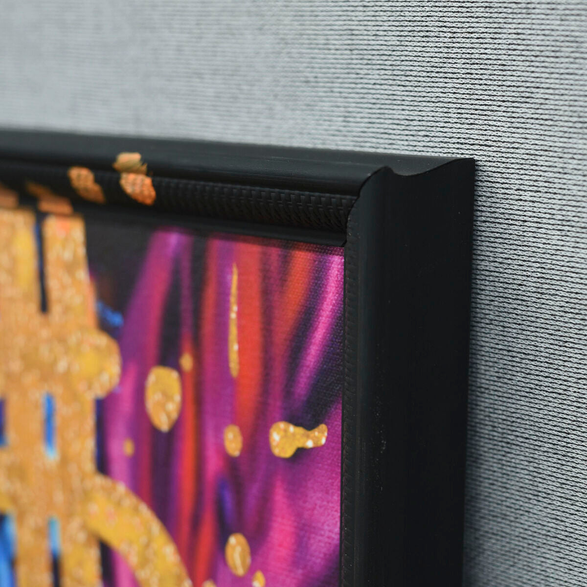 Tableau avec LED Home ESPRIT polystyrène Toile 83 x 3,7 x 83 cm