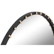 Miroir mural Home ESPRIT Noir Doré Moderne 90 x 3,5 x 90 cm