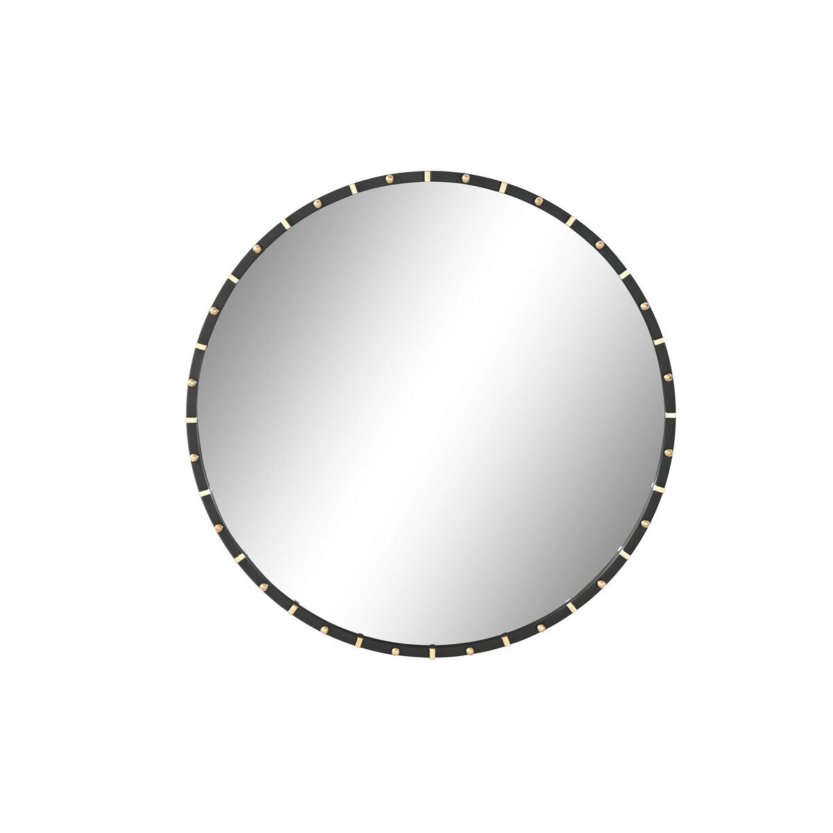 Miroir mural Home ESPRIT Noir Doré Moderne 90 x 3,5 x 90 cm