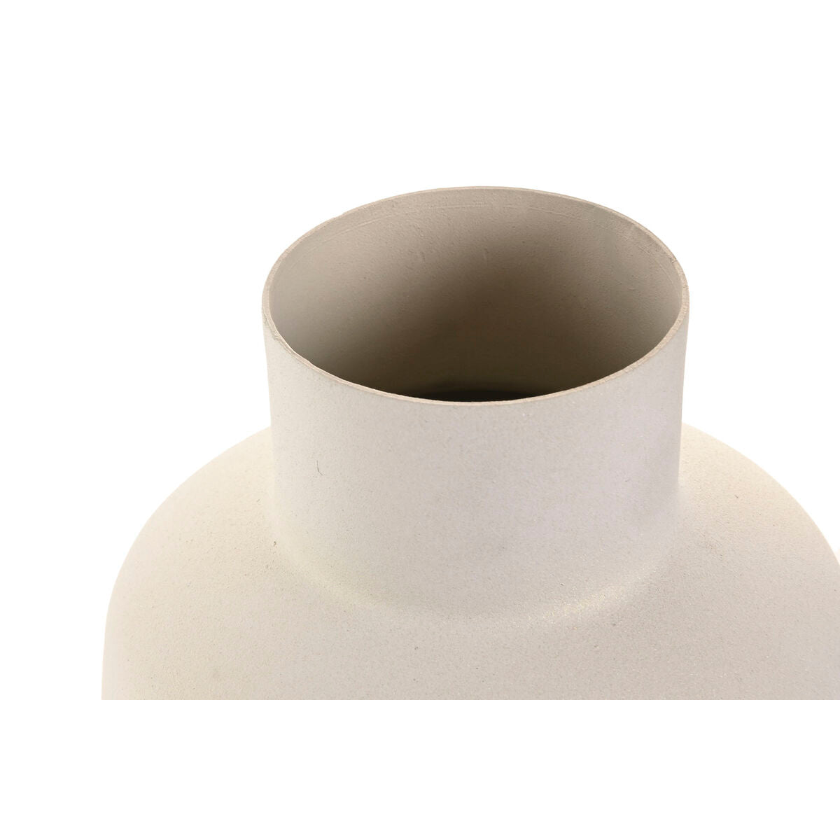 Vase Home ESPRIT Blanc Doré Aluminium Moderne 16 x 16 x 31 cm