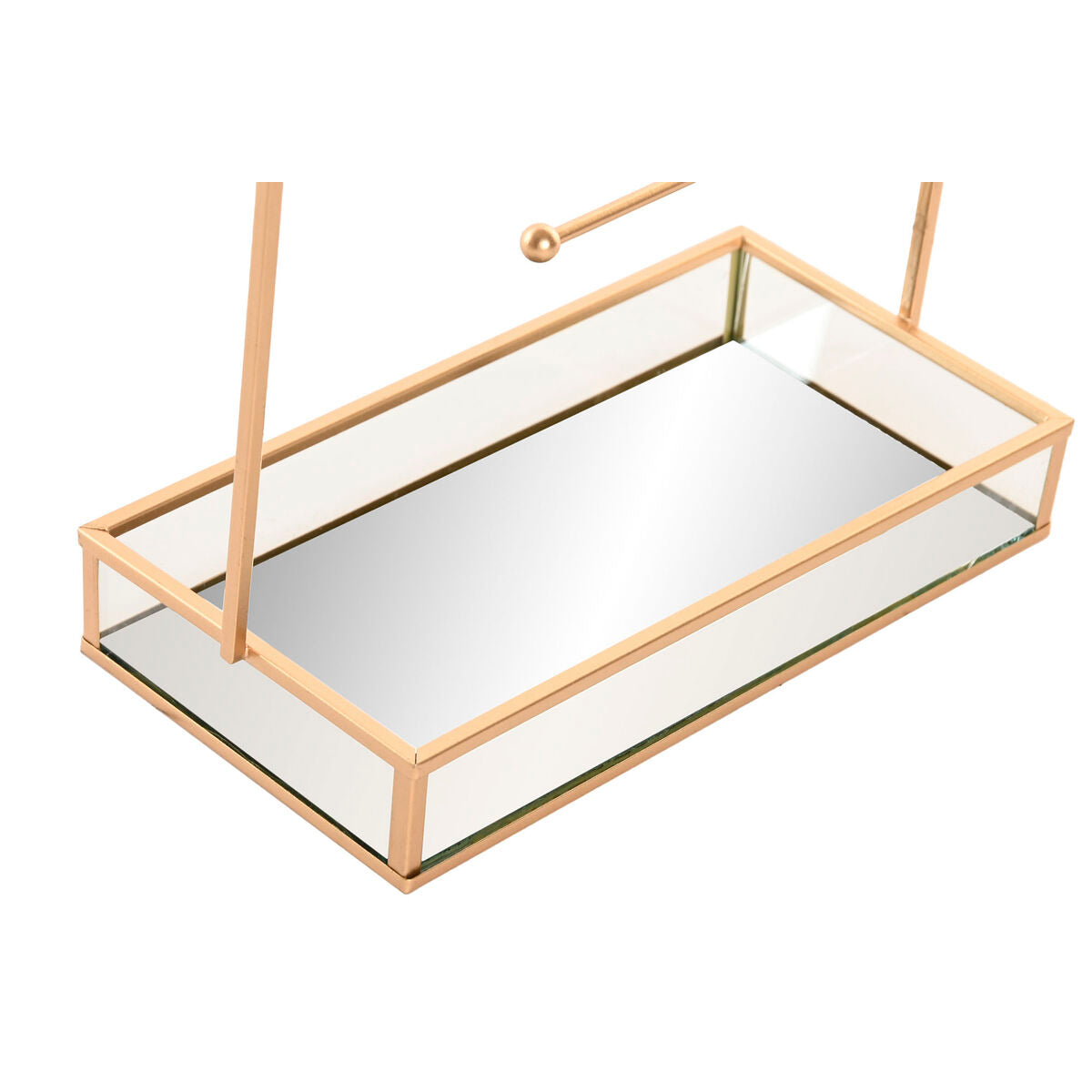 Boîte à bijoux Home ESPRIT Doré Métal Miroir 21 x 10 x 32 cm