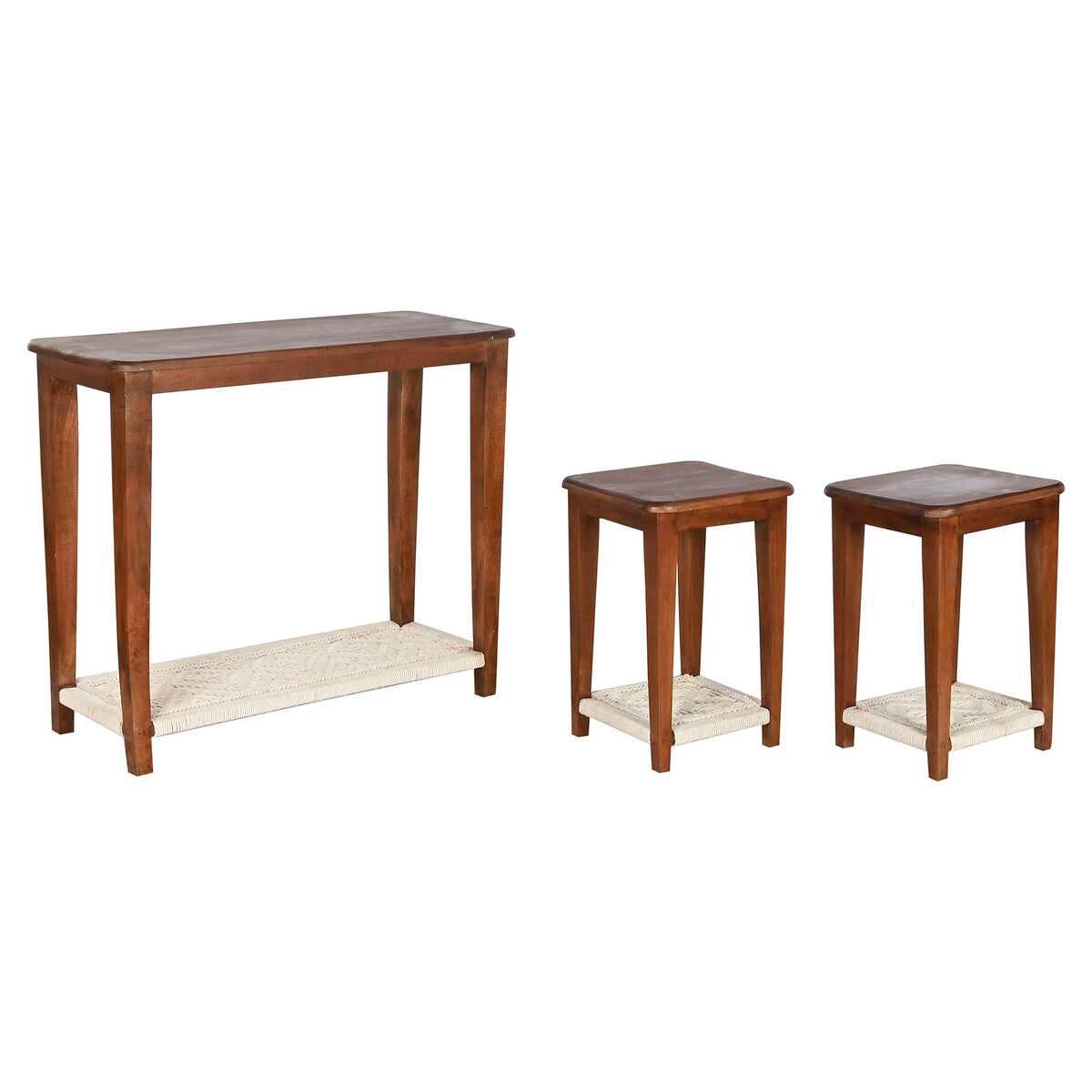Jeu de 3 tables Home ESPRIT Marron 95 x 40 x 81 cm (3 Pièces)