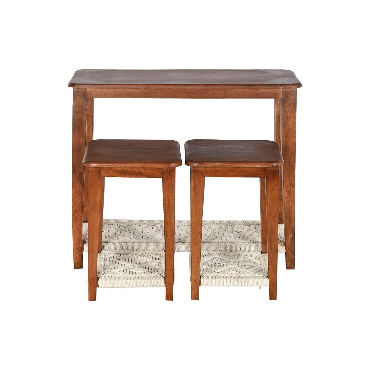 Jeu de 3 tables Home ESPRIT Marron 95 x 40 x 81 cm (3 Pièces)