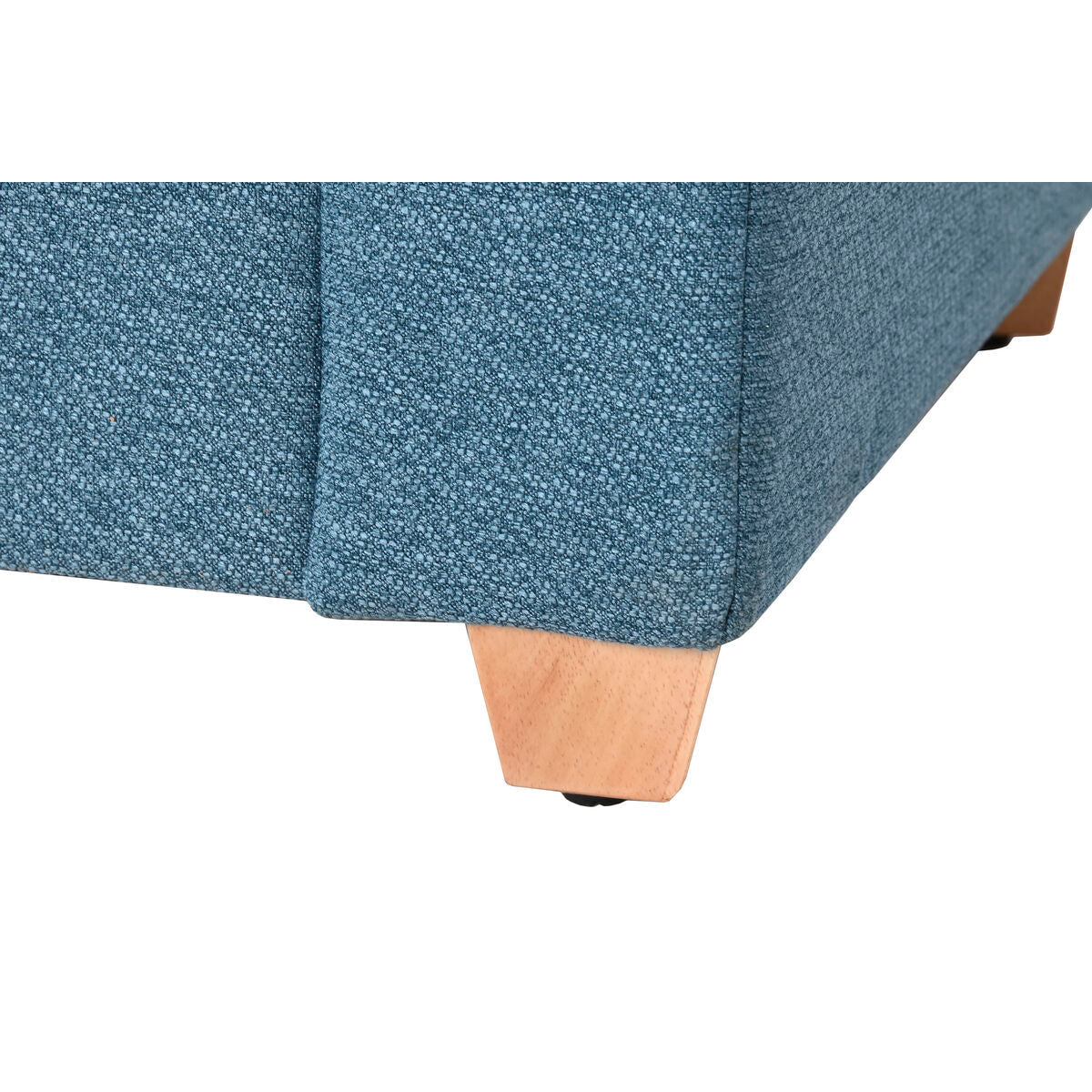 Banquette Home ESPRIT Bleu Polyester Bois 120 X 50 X 42 CM