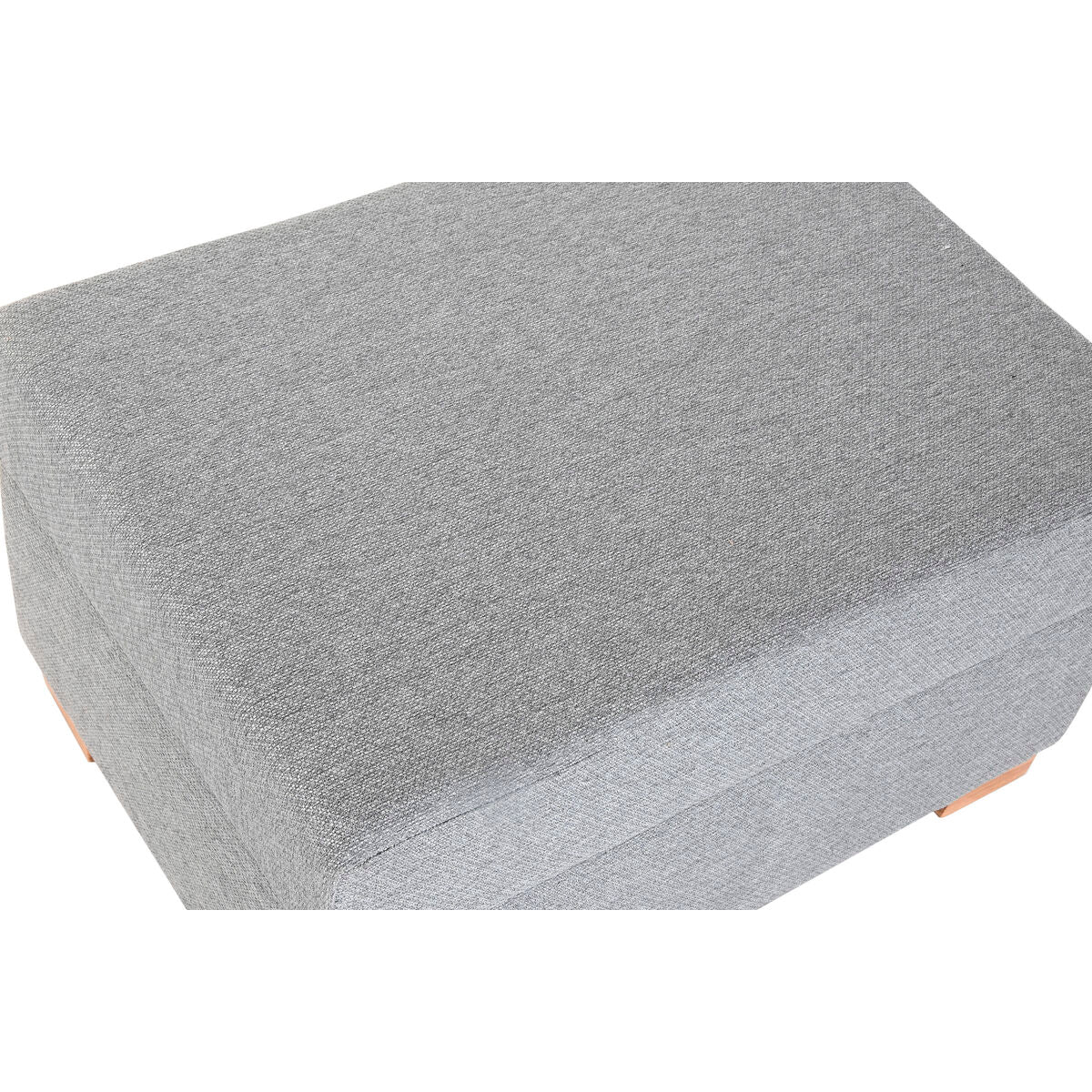 Repose-pied Home ESPRIT Gris clair Urbaine 70 X 50 X 40 CM