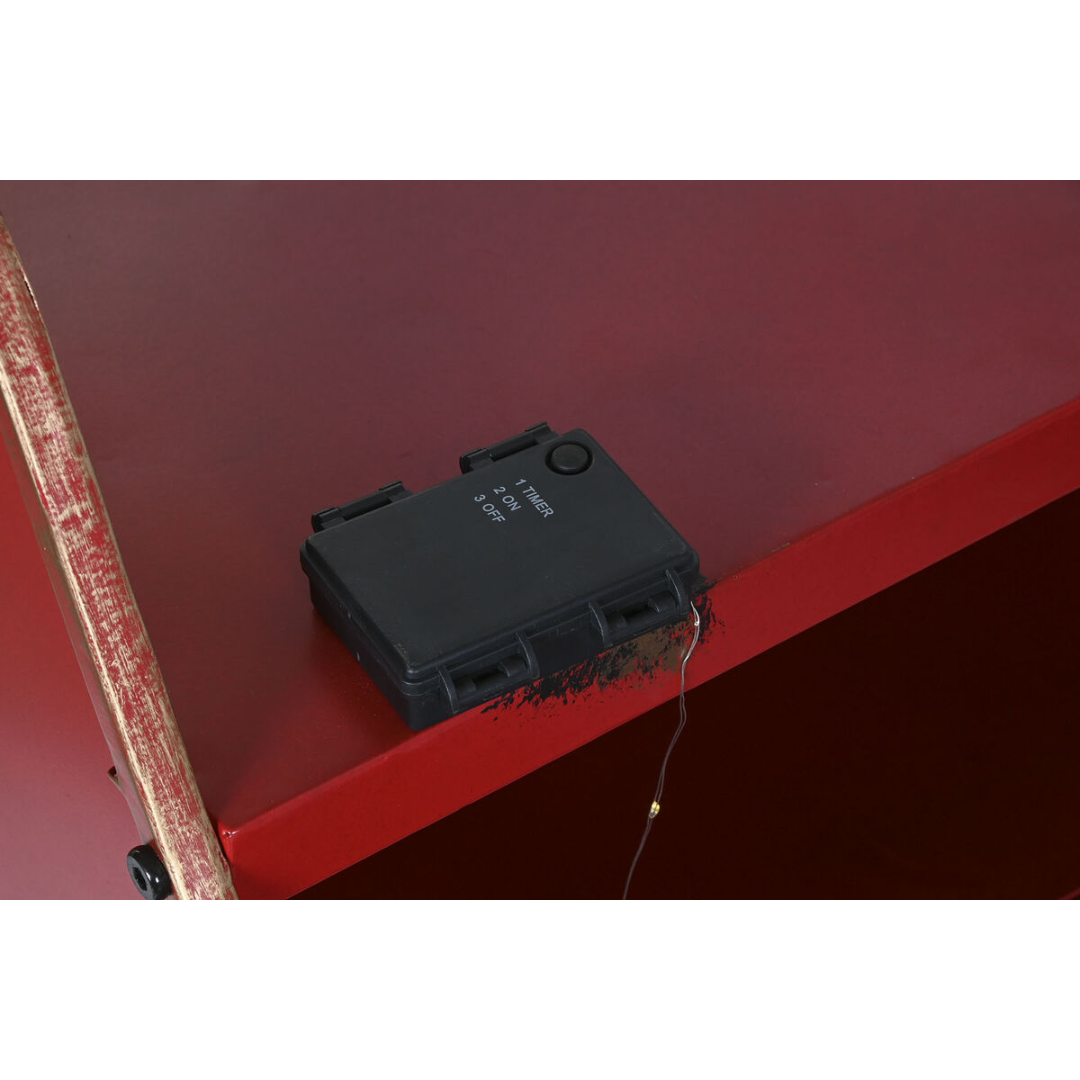 Traîneau Home ESPRIT Rouge Doré 220 X 100 X 110 CM