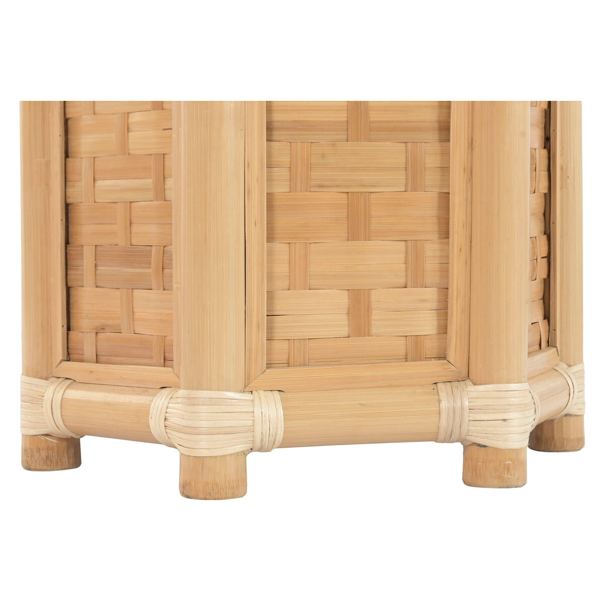 Cache-pot Home ESPRIT Bambou Rotin Tropical 46 x 40 x 40 cm