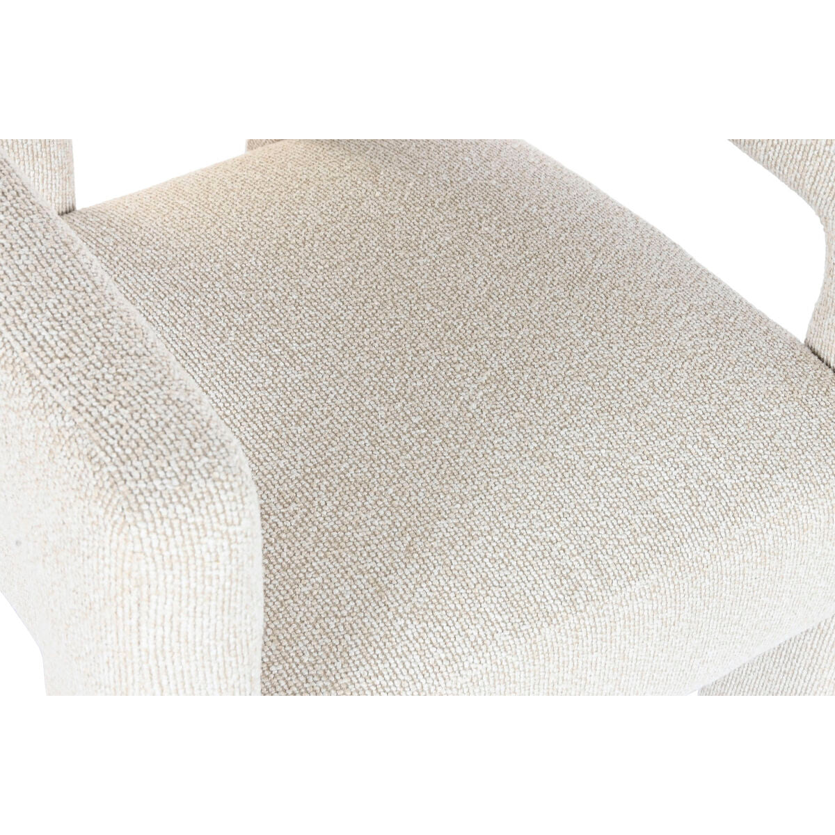 Siège Home ESPRIT Blanc Polyester Bois 67 X 61,5 X 67,5 CM