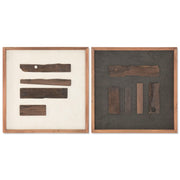 Cadre Home ESPRIT Pin Bois Recyclé 52 x 4 x 52 cm