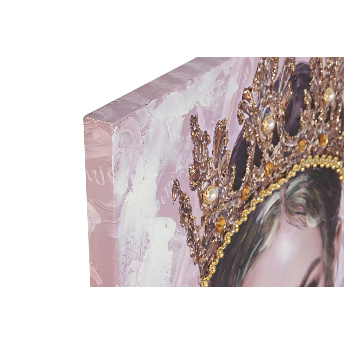 Toile Home ESPRIT Rose Doré Gant de boxe 60 x 3 x 90 cm (2 Unités)