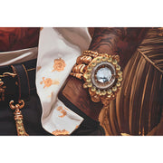 Toile Home ESPRIT Vache Moderne Taureau Laqué 62 x 4 x 122 cm (3 Unités)