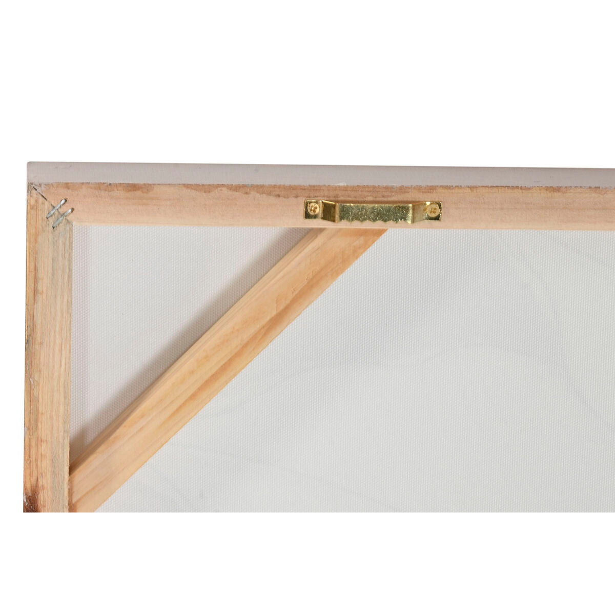 Toile Home ESPRIT Blanc Beige Volets Cottage 90 x 3 x 60 cm (2 Unités)