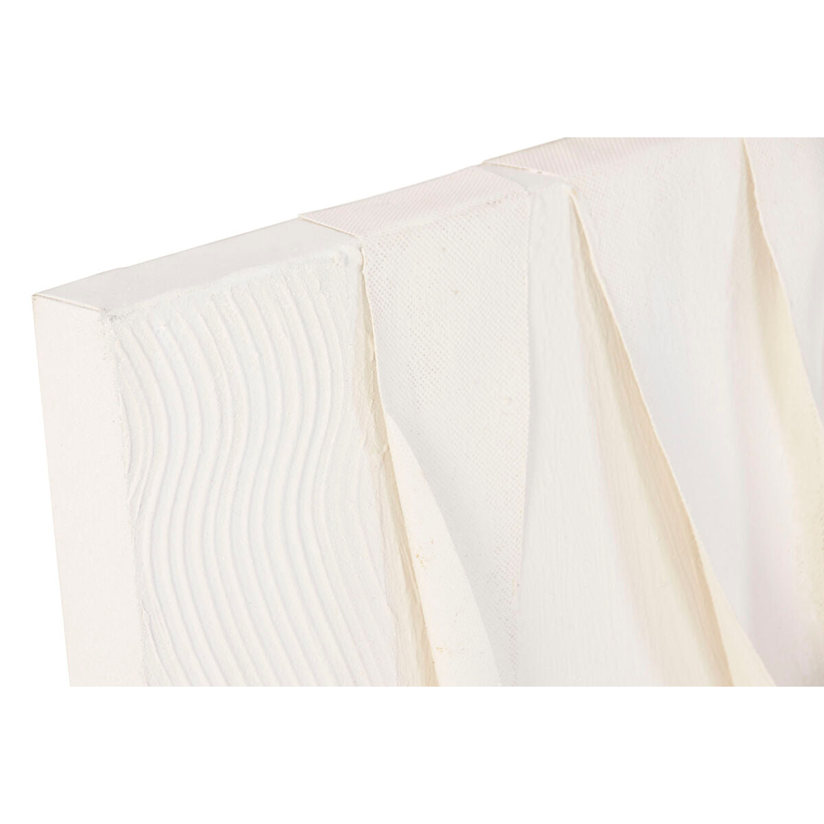 Toile Home ESPRIT Blanc Abstrait Scandinave 60 x 3,5 x 60 cm (2 Unités)