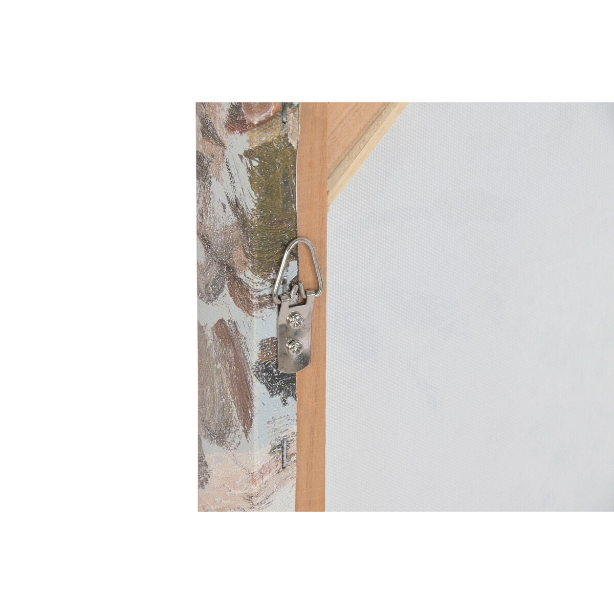 Toile Home ESPRIT Blanc Vert Ville Cottage 60 x 3,5 x 90 cm (2 Unités)