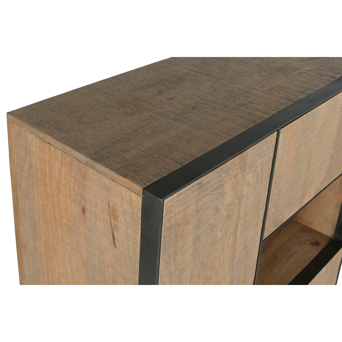 Présentoir Home ESPRIT Verre Bois de manguier 89 X 44 X 140 CM