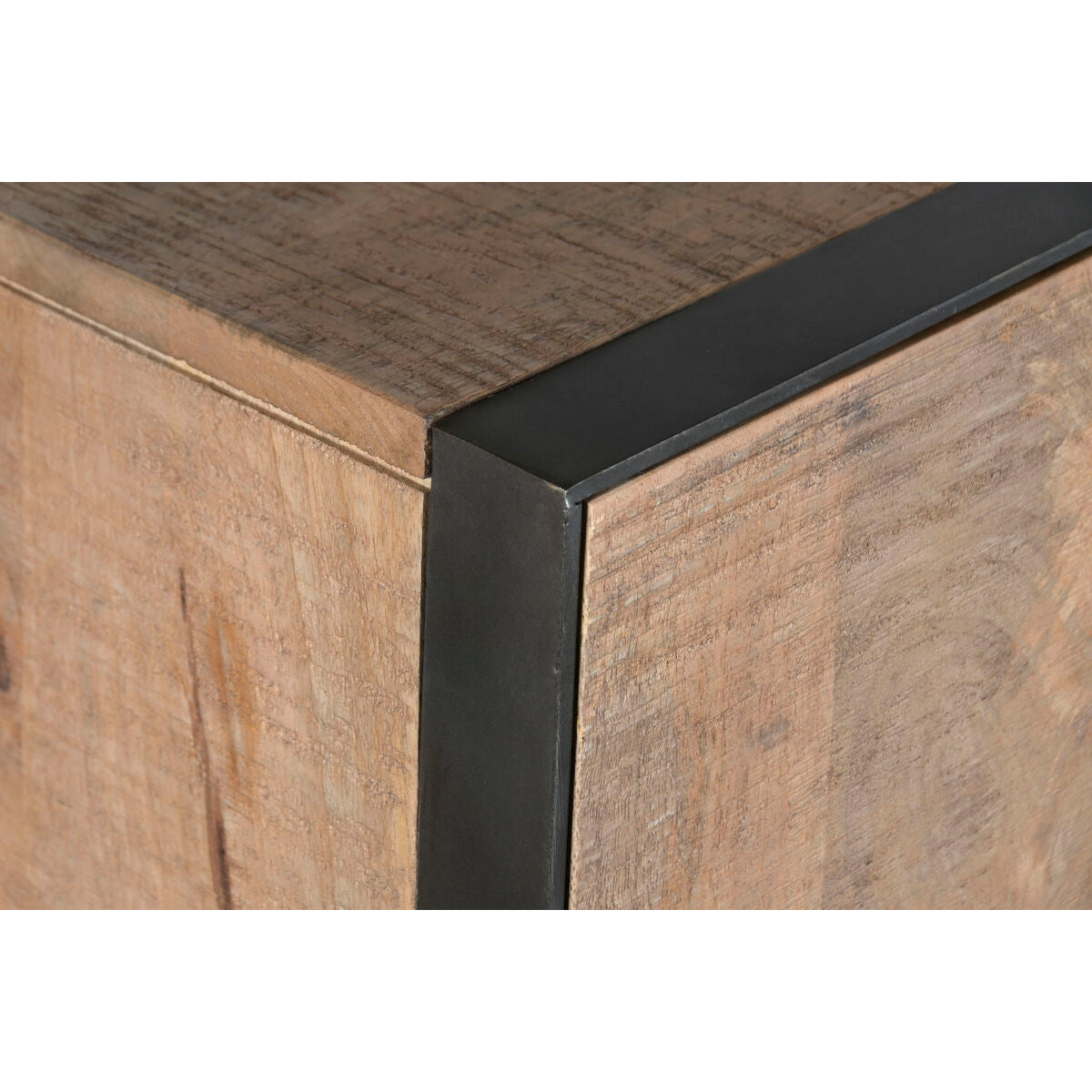 Présentoir Home ESPRIT Verre Bois de manguier 89 X 44 X 140 CM