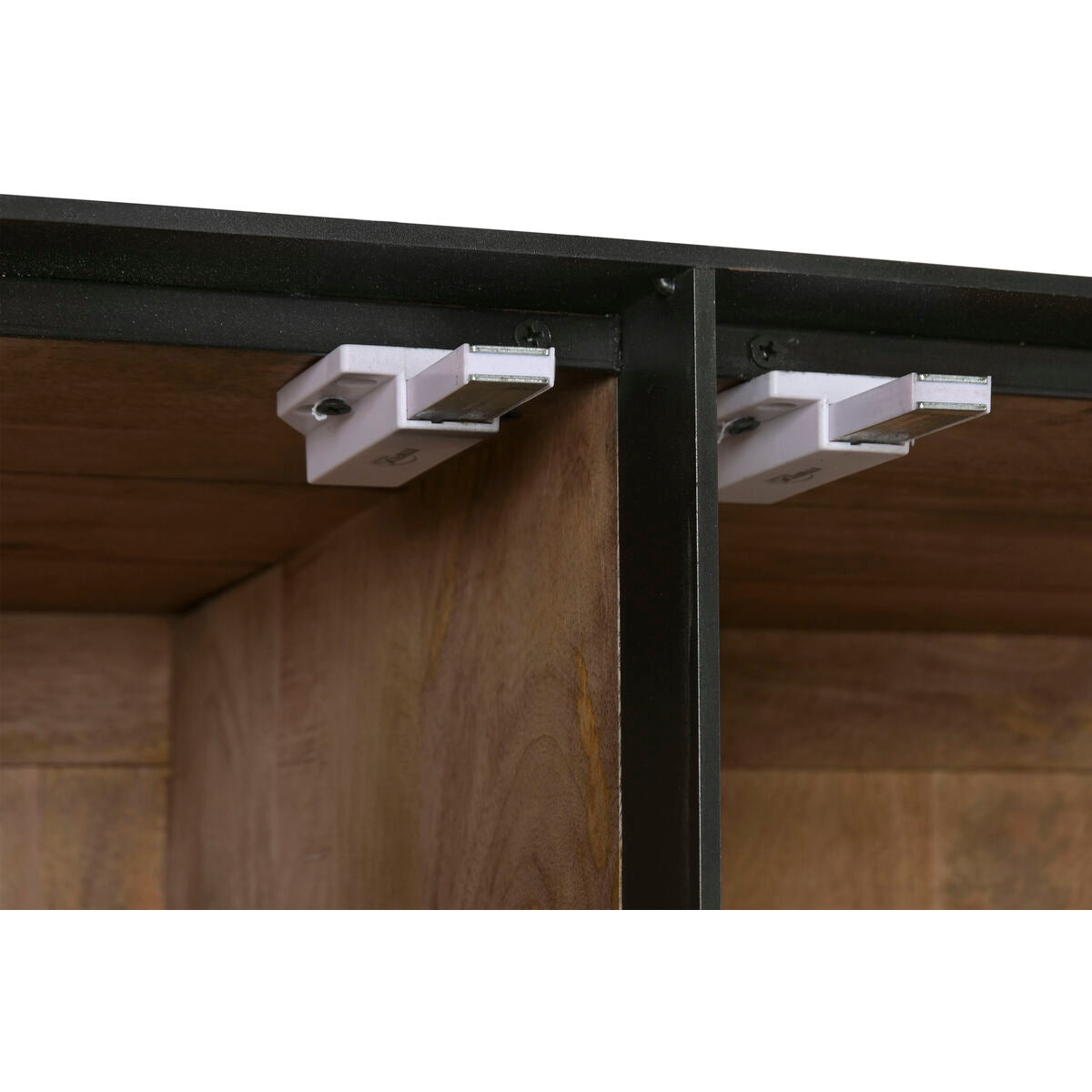 Présentoir Home ESPRIT Verre Bois de manguier 89 X 44 X 140 CM