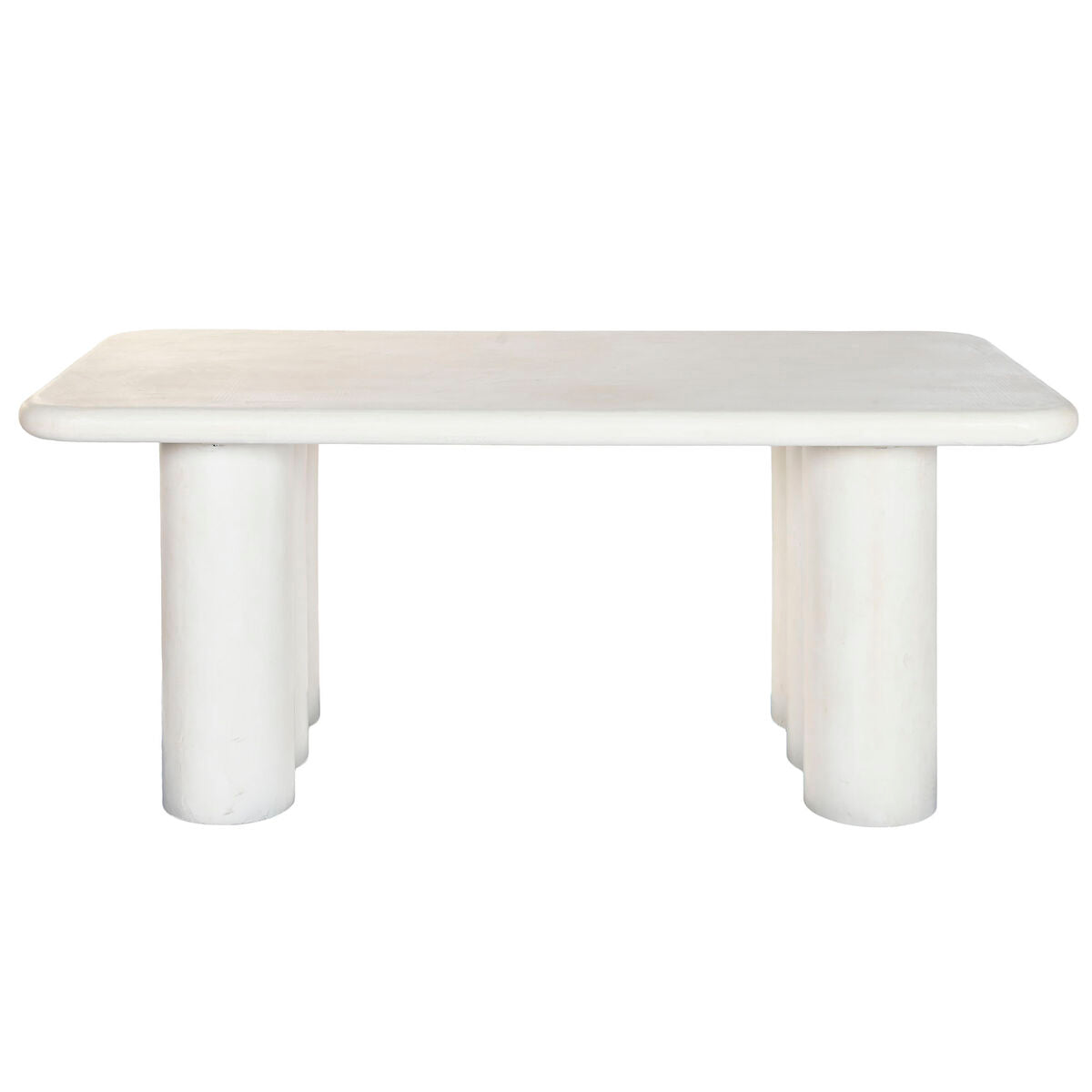 Table de Salle à Manger Home ESPRIT Blanc Résine Bois MDF 180 x 90 x 76 cm
