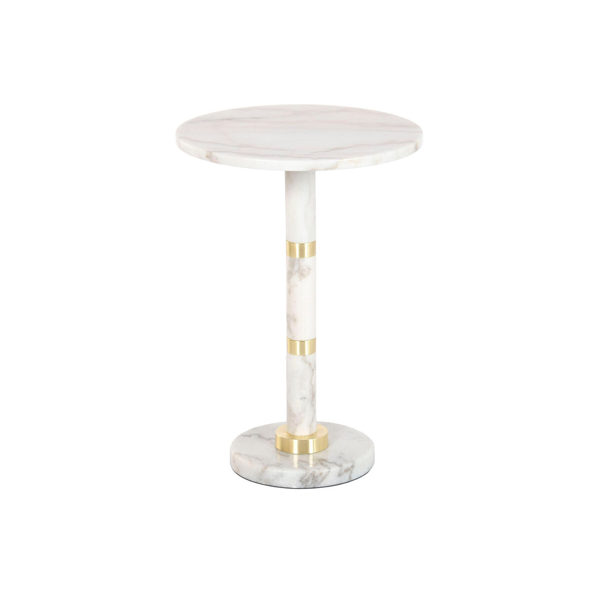 Table d'appoint Home ESPRIT Blanc Doré 41 X 41 X 58 CM