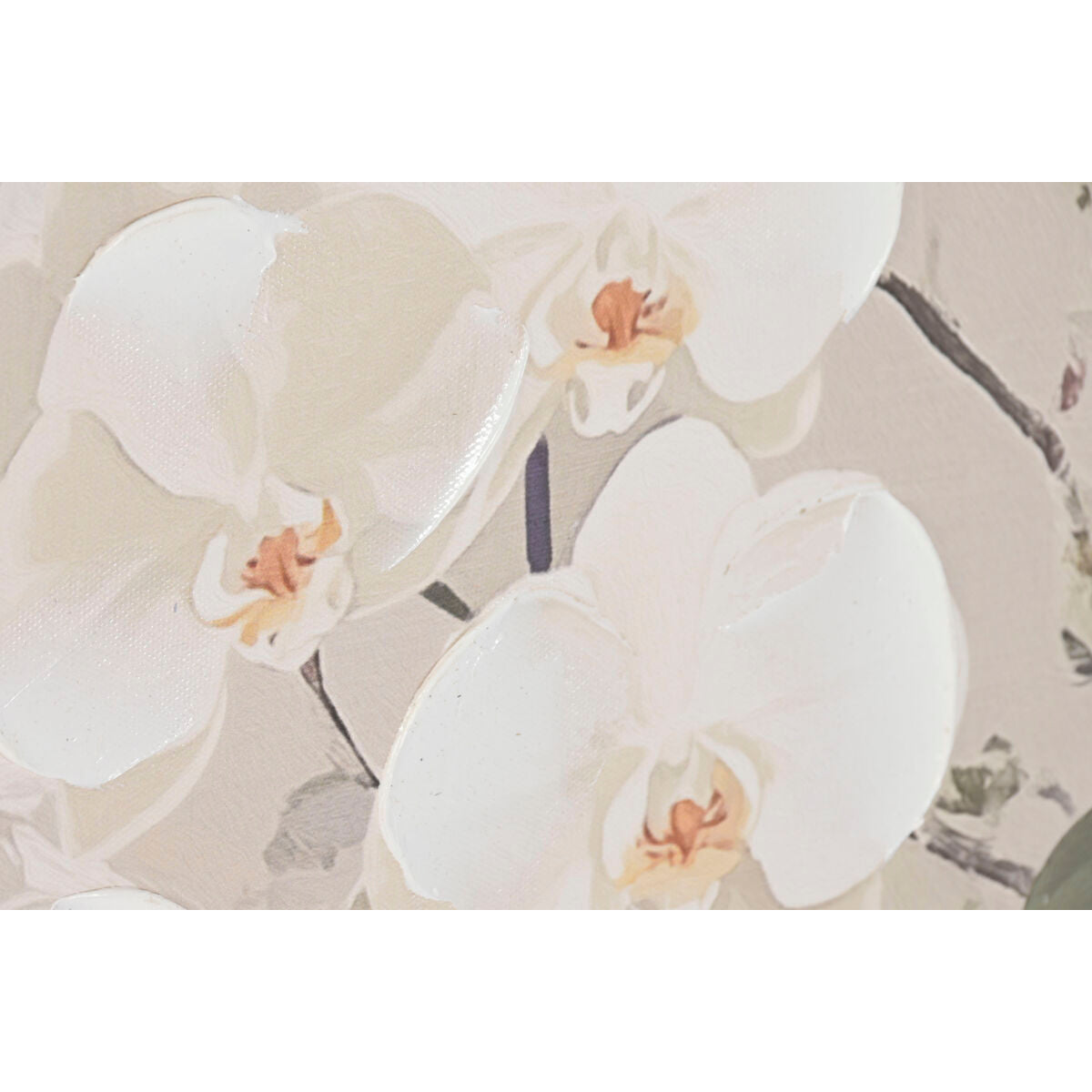 Toile Home ESPRIT Bleu Blanc Oriental Vase 122,5 X 4,5 X 82,5 CM (2 Unités)