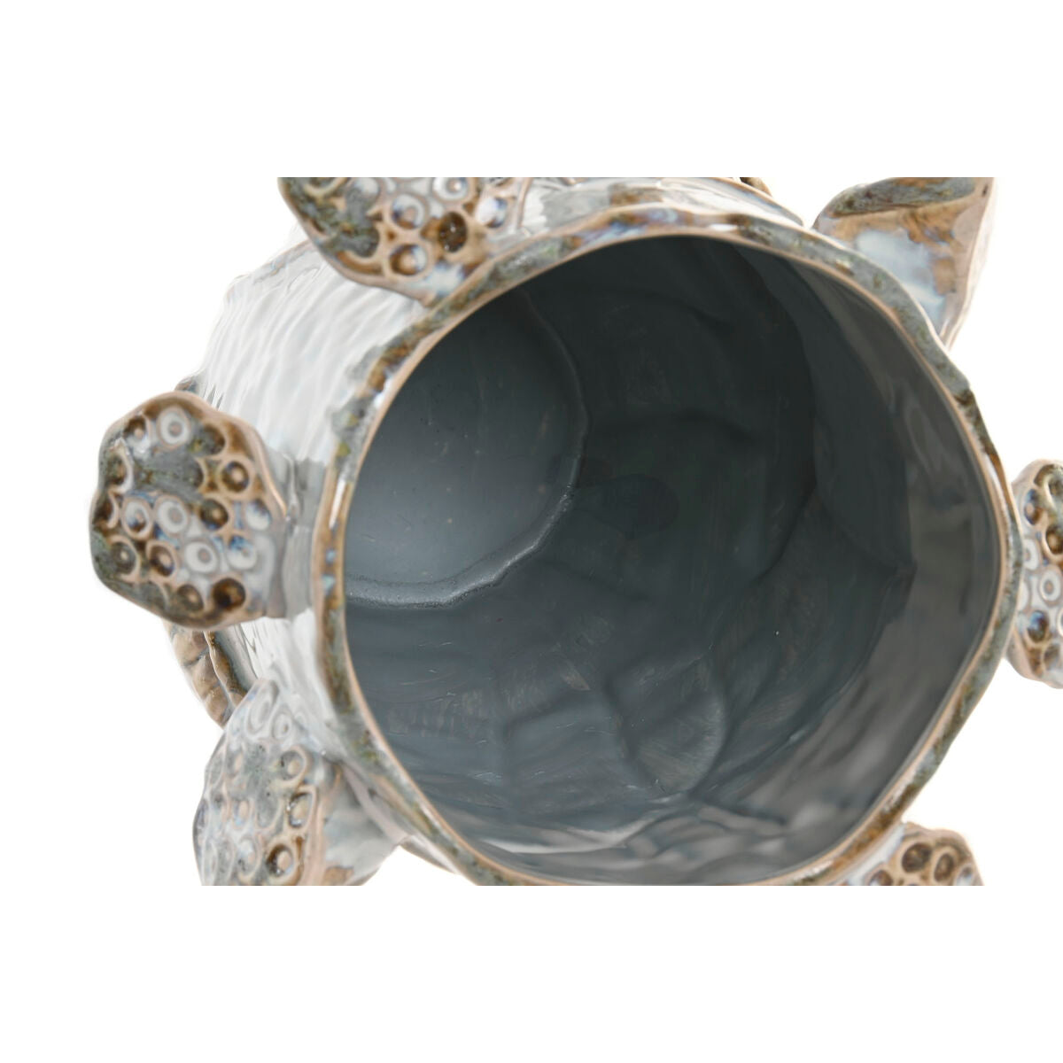 Vase Home ESPRIT Bleu Blanc Céramique 27 x 27 x 35 cm