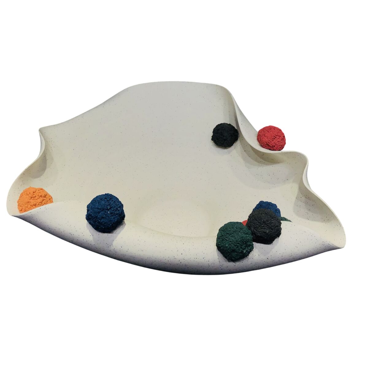 Centre de Table Home ESPRIT Blanc Multicouleur Céramique 47 X 38 X 20 CM